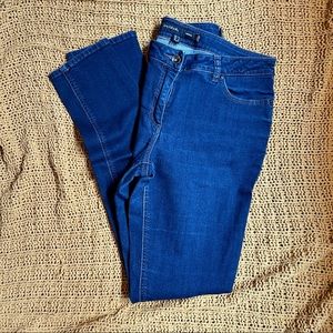 Long Tall Sally Denim Mid-rise Dark Skinny Jeans 30” X 32”